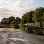 UK skip yard