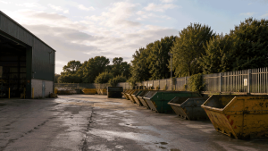 UK skip yard